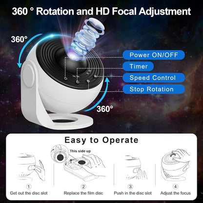 Planetarium Projector Pro — 13-in-1 Galaxy Light